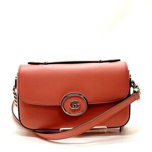 Gucci Shoulder Bag Pink Leather 657-083025